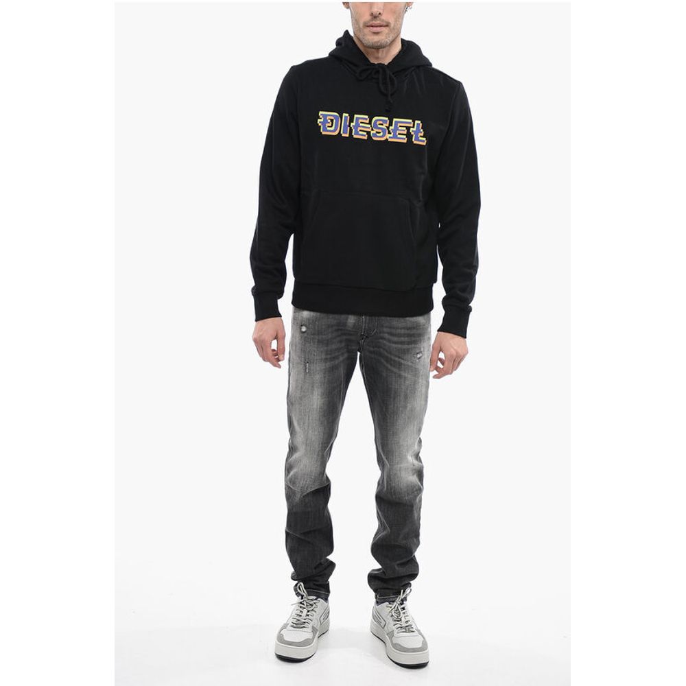 Diesel Cotton S-GINN Hoodie with 3D Print