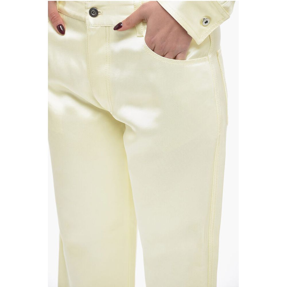 Bottega Veneta Viscose and Silk Blend Pants with Loose Fit
