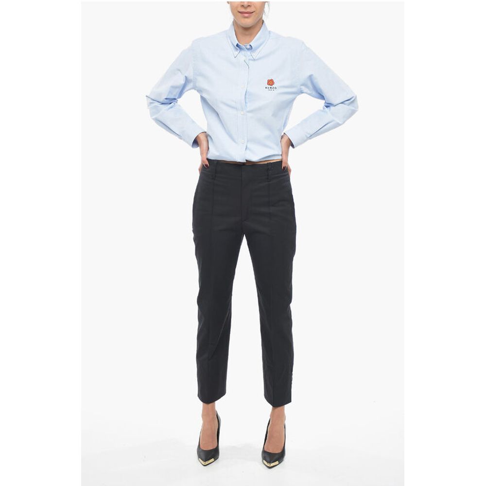 Bottega Veneta Cotton Twill Pants with Tapered Fit