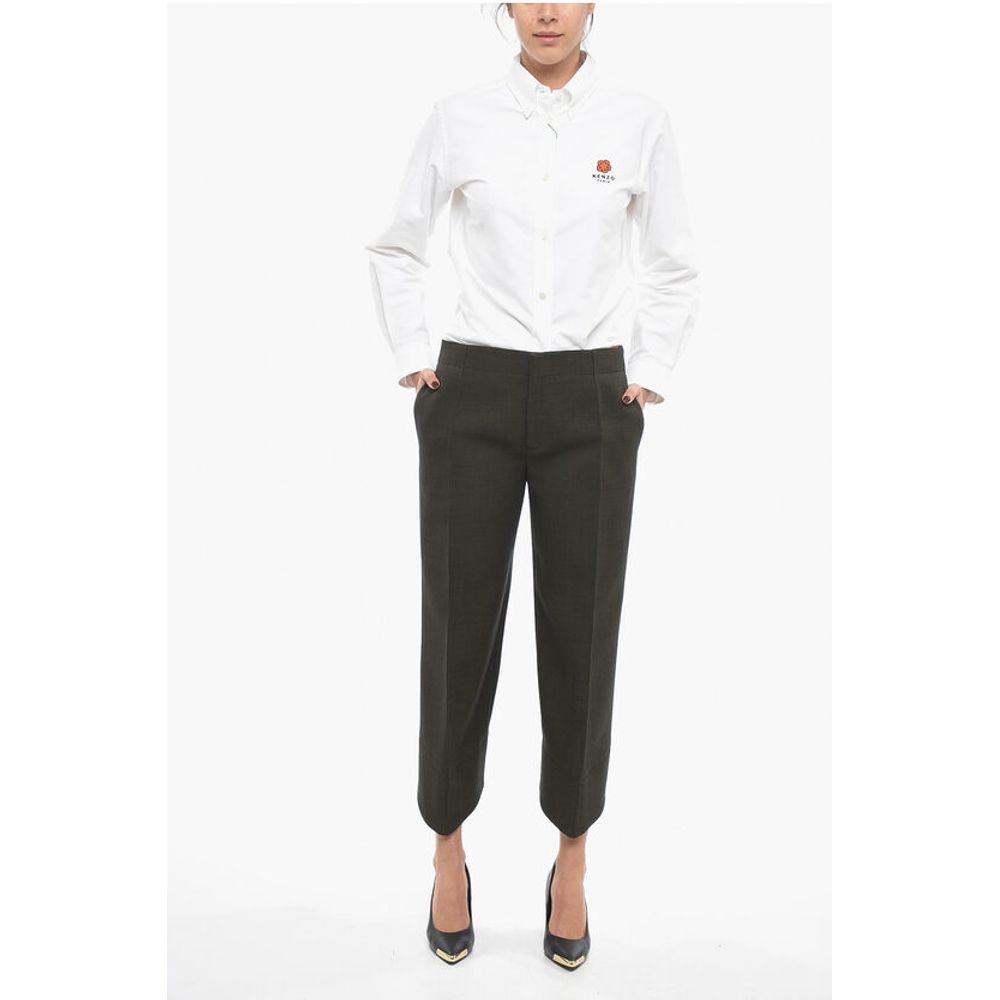 Bottega Veneta Cotton Blend Cropped Pants