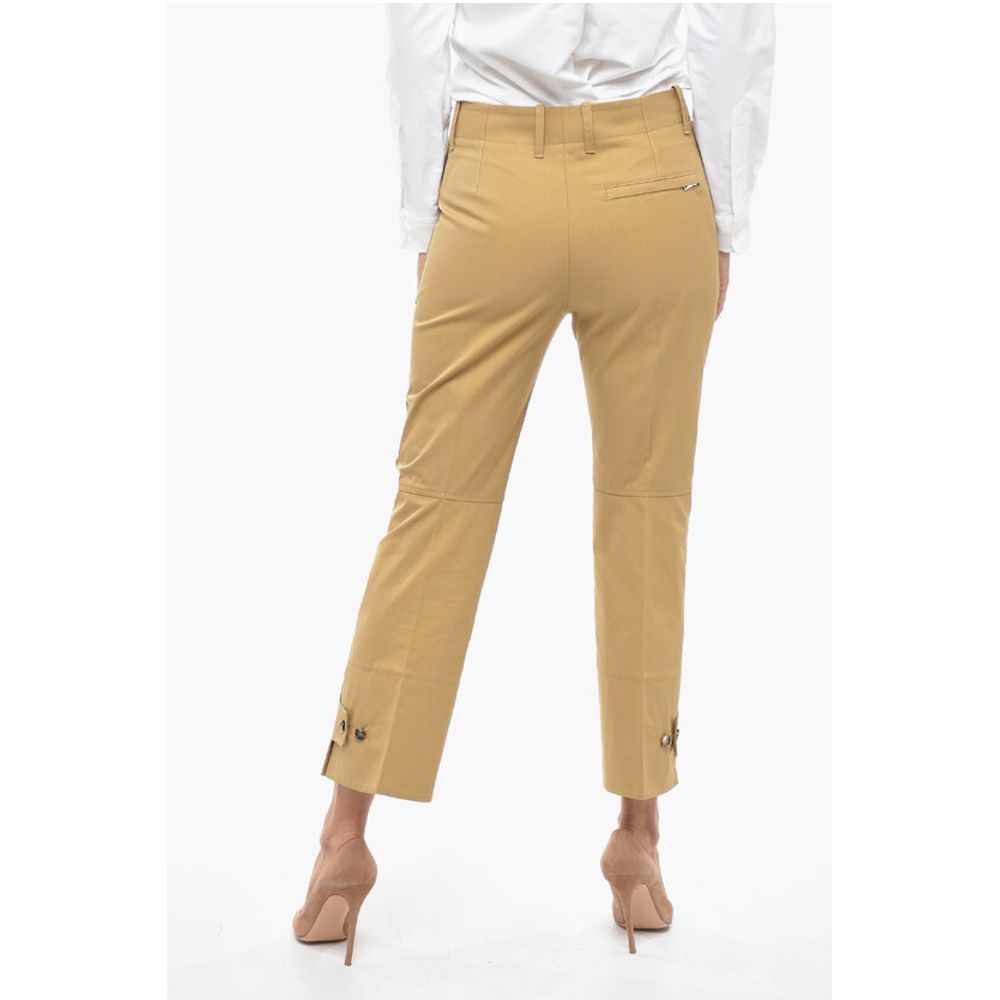 Bottega Veneta Cotton Front-pleated Tapered Fit Pants