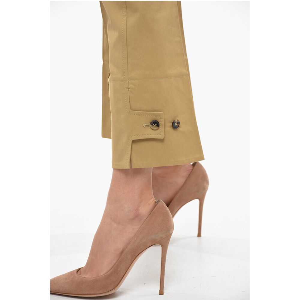 Bottega Veneta Cotton Front-pleated Tapered Fit Pants