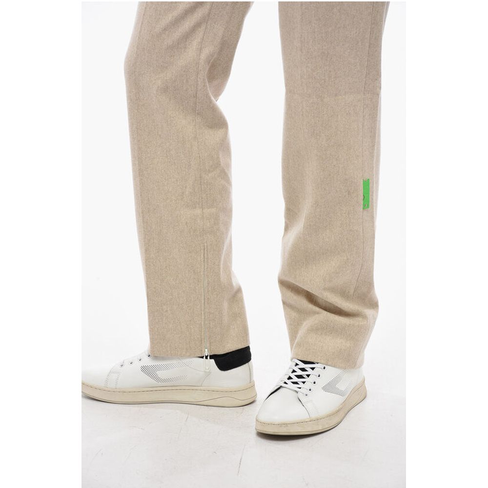Off-White SEASONAL Virgin Wool Blend TAG Stright Fit Pants