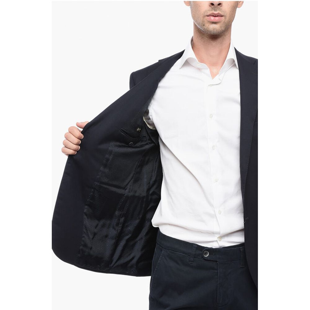 Corneliani Lined LEADER Single Breasted Blazer With Flap Pockets