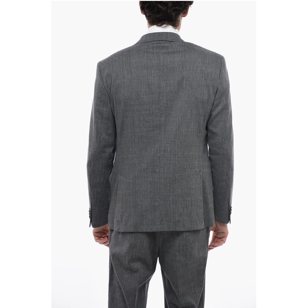 Corneliani CC COLLECTION Notch Lapel Virgin Wool Blend RIGHT Suit