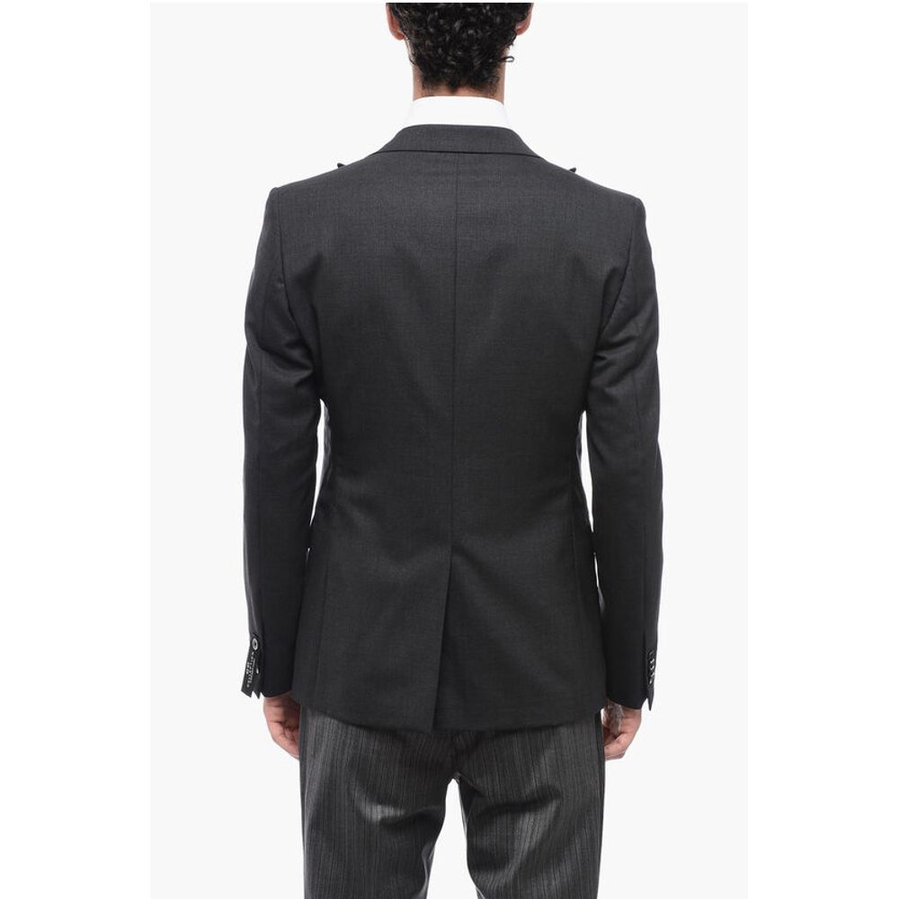 Corneliani CC COLLECTION 3-Piece CERIM.RESET Suit with Pinstriped Pants