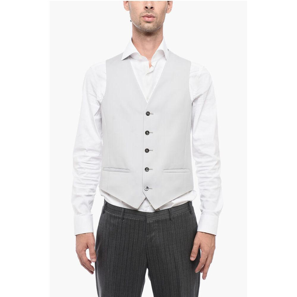 Corneliani CC COLLECTION 3-Piece CERIM.RESET Suit with Pinstriped Pants