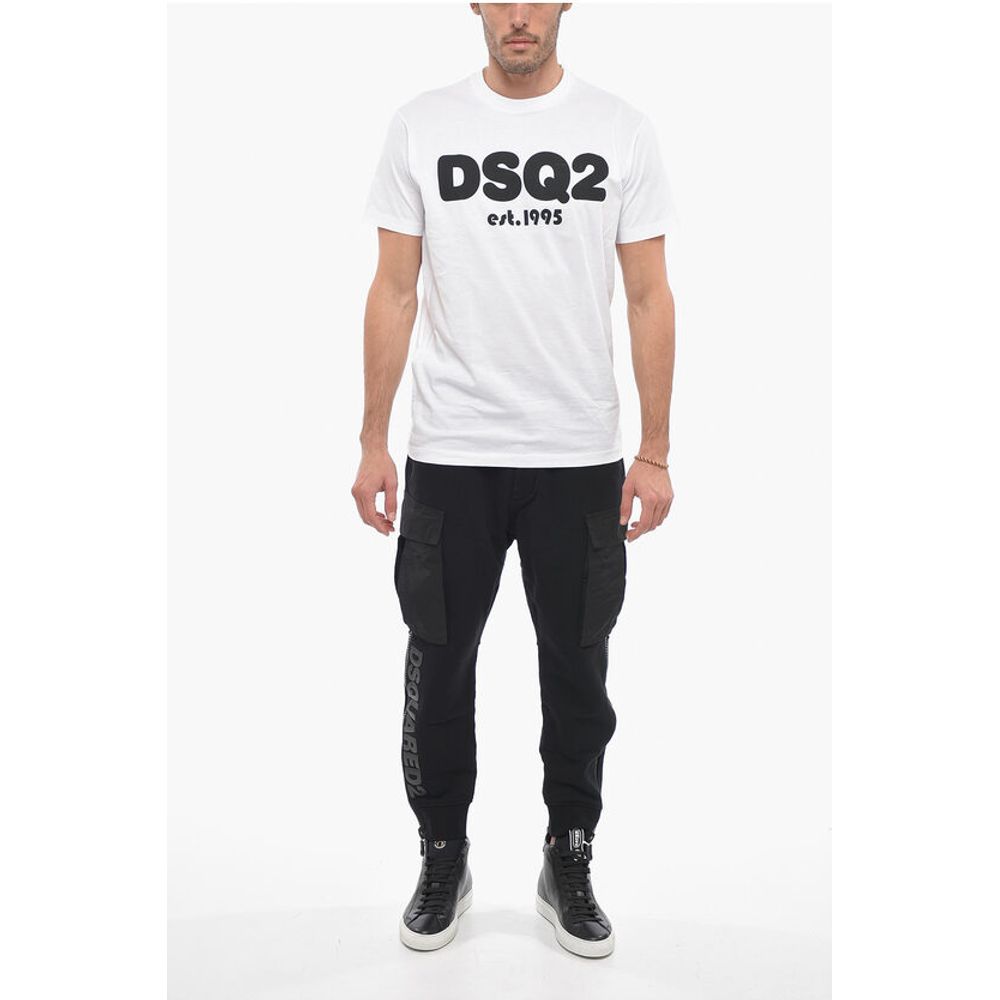 Dsquared² Crew Neck Cool Fit T-Shirt with Printed Logo