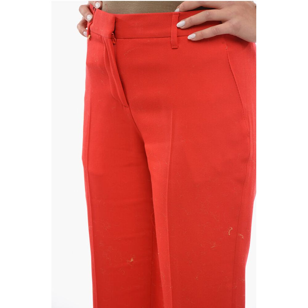 Burberry Wool Straight Fit Pants
