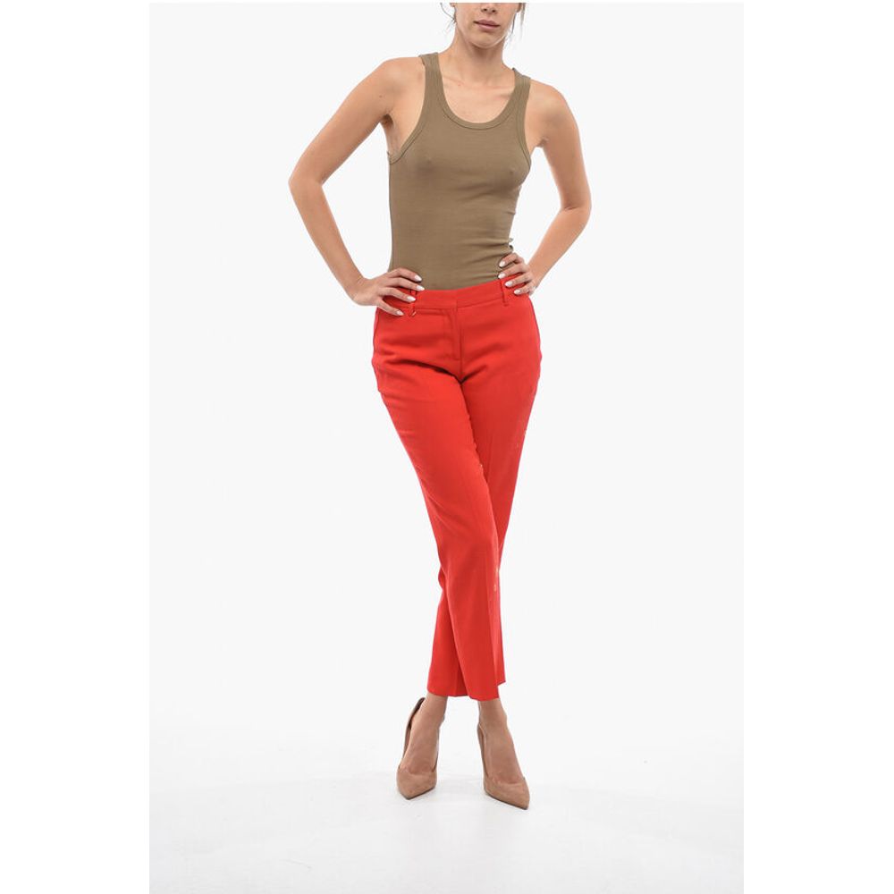 Burberry Wool Straight Fit Pants