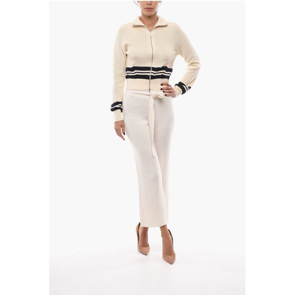 Notes du Nord Knit ERIN Flared Pants with Belt