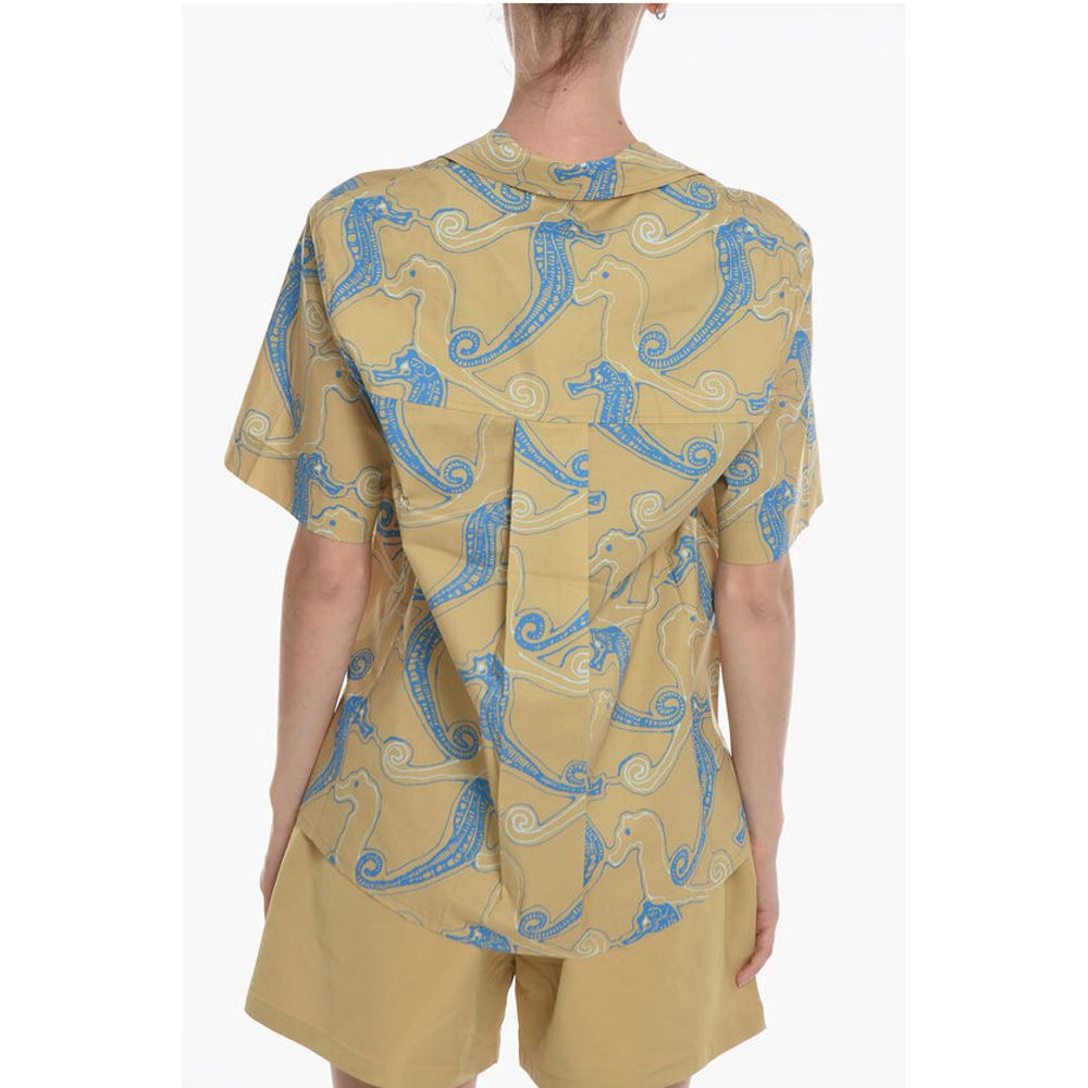 Samsoe Samsoe All-over Printed MALENE Shirt with Short Sleeve