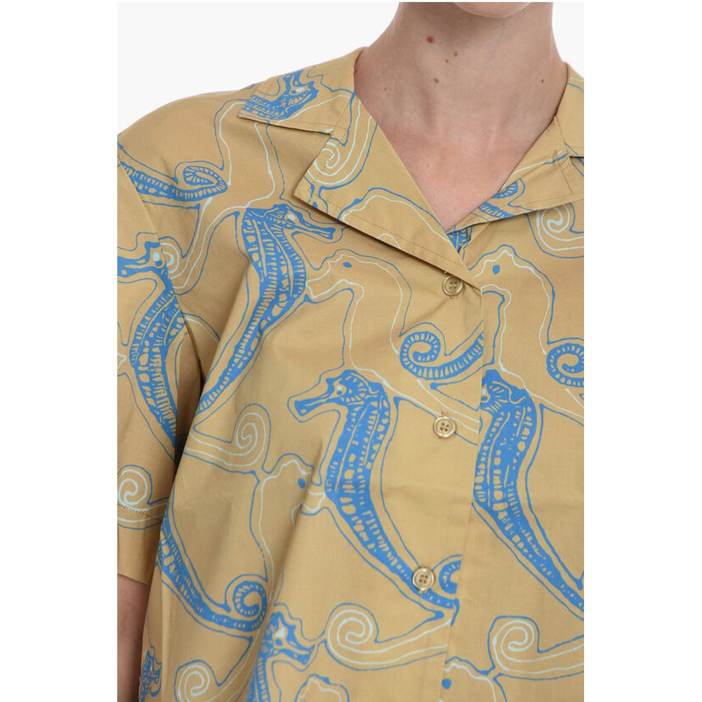 Samsoe Samsoe All-over Printed MALENE Shirt with Short Sleeve