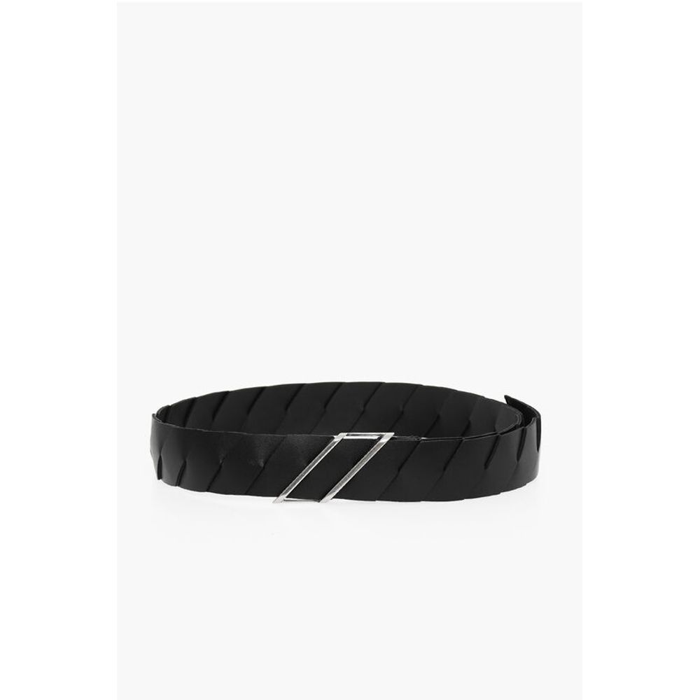 Bottega Veneta Calfskin FRENCH Belt with Decorative Buckle