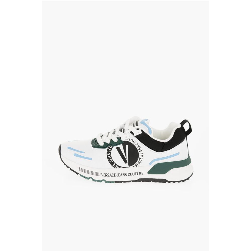 Versace JEANS COUTURE Fabric DYNAMIC Low Top Sneakers with Contrasti