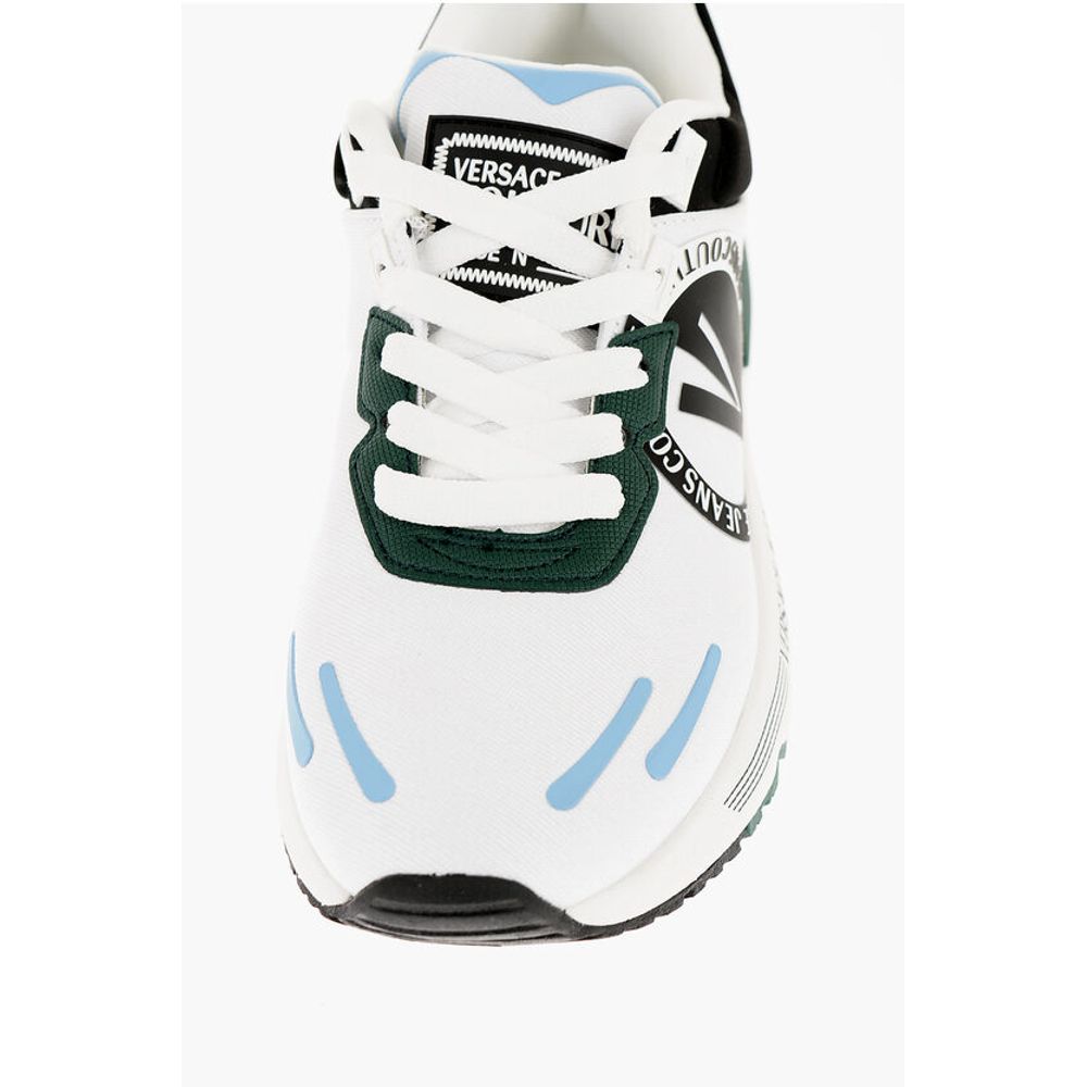 Versace JEANS COUTURE Fabric DYNAMIC Low Top Sneakers with Contrasti
