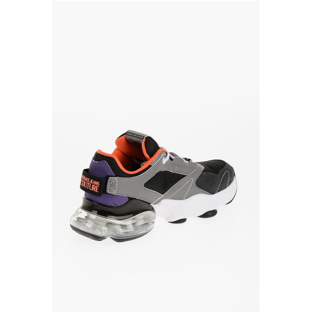Versace JEANS COUTURE Fabric NOMO Sneakers with Suede Trims and Air
