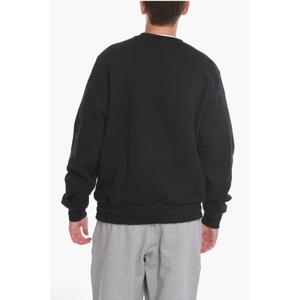 Botter Brushed Cotton Crew-neck Sweatshirt with Elastic Hem