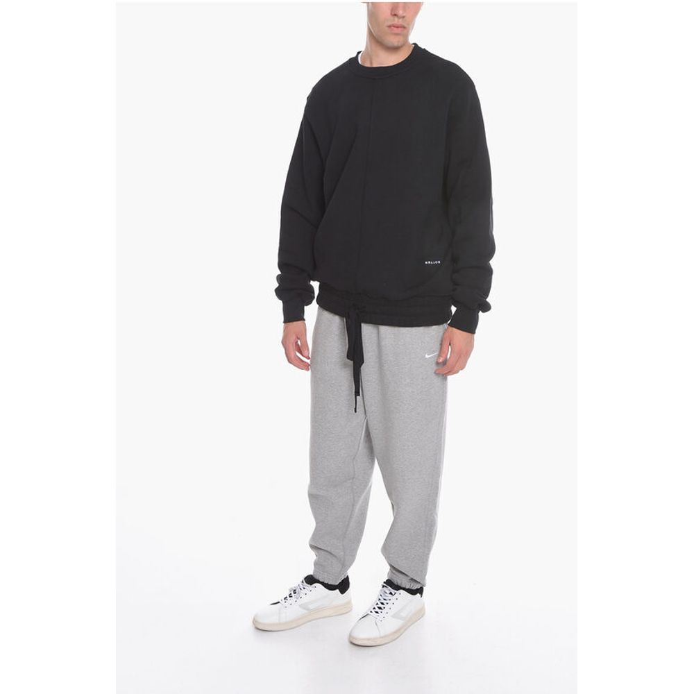 Botter Brushed Cotton Crew-neck Sweatshirt with Elastic Hem