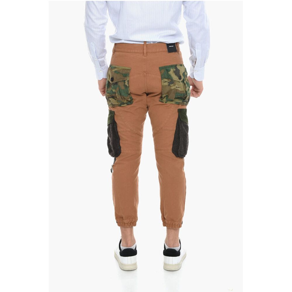 Dsquared² Velour Detail EXPLORER Cargo Pants