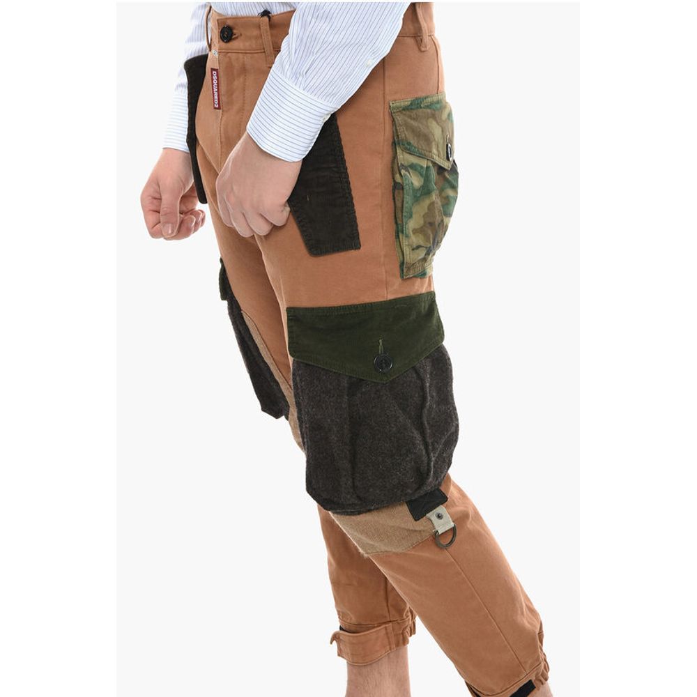 Dsquared² Velour Detail EXPLORER Cargo Pants