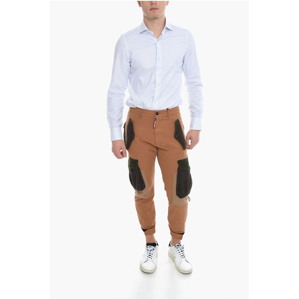 Dsquared² Velour Detail EXPLORER Cargo Pants