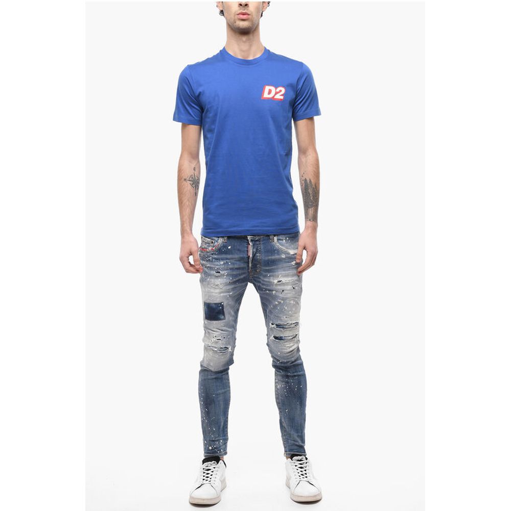 Dsquared² Plain T-shirt with D2 Print
