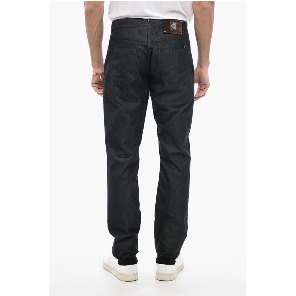 Corneliani ID LUXURY DENIM Silk-blend Denims with Regular Fit