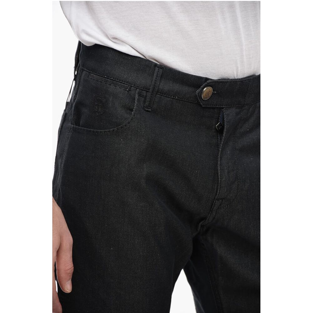 Corneliani ID LUXURY DENIM Silk-blend Denims with Regular Fit