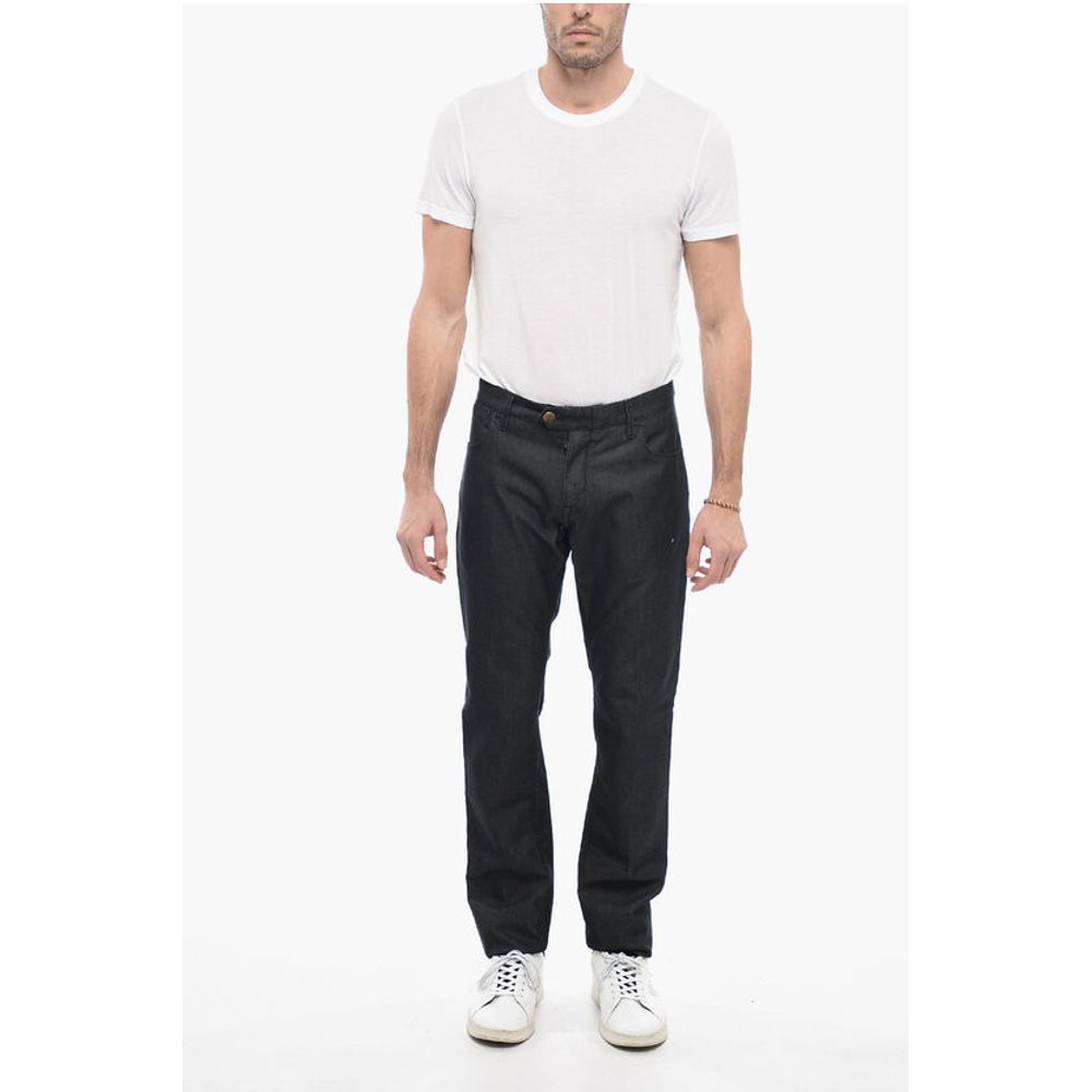 Corneliani ID LUXURY DENIM Silk-blend Denims with Regular Fit
