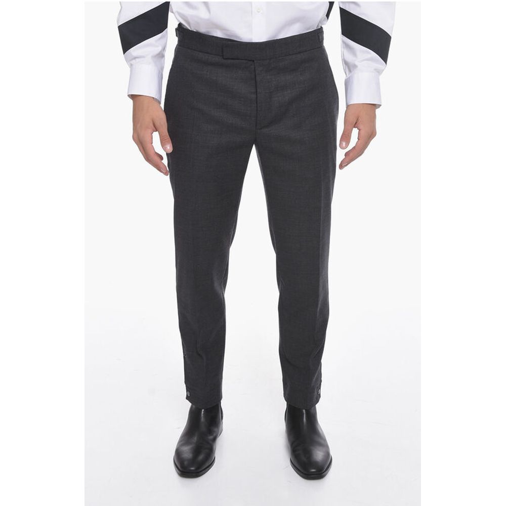 Neil Barrett Slim-fit Trousers with Buckles and Buttons at the Hem