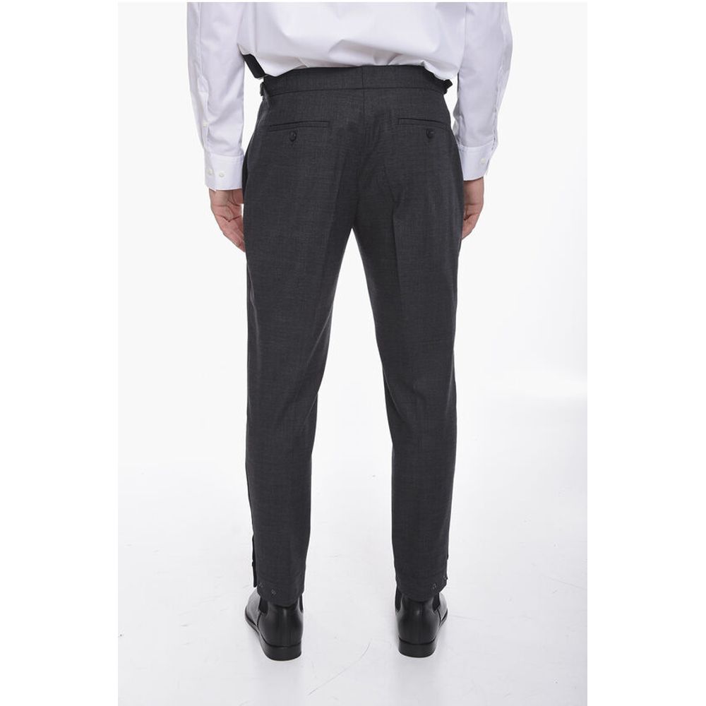 Neil Barrett Slim-fit Trousers with Buckles and Buttons at the Hem