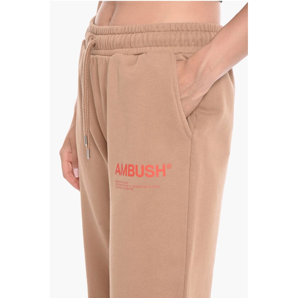 Ambush Wide-leg WORKSHOP Joggers with Logo Print