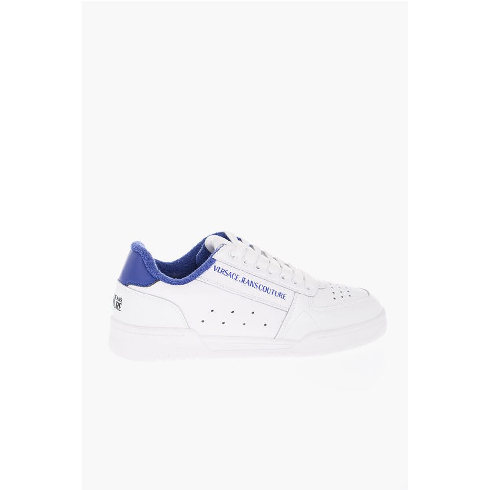 Versace JEANS COUTURE Textured Leather BROOKLYN Low-Top Sneaker with