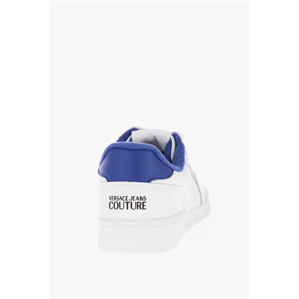 Versace JEANS COUTURE Textured Leather BROOKLYN Low-Top Sneaker with
