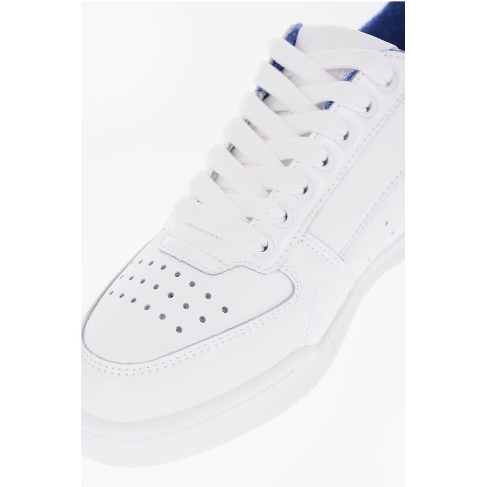 Versace JEANS COUTURE Textured Leather BROOKLYN Low-Top Sneaker with