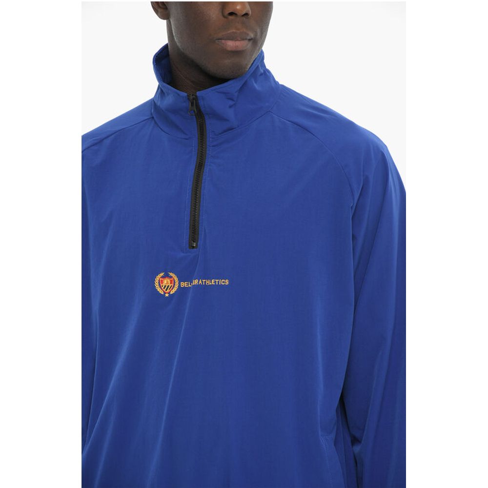Bel Air Athletics Nylon Windbreaker Jacket with Embroidered Logo