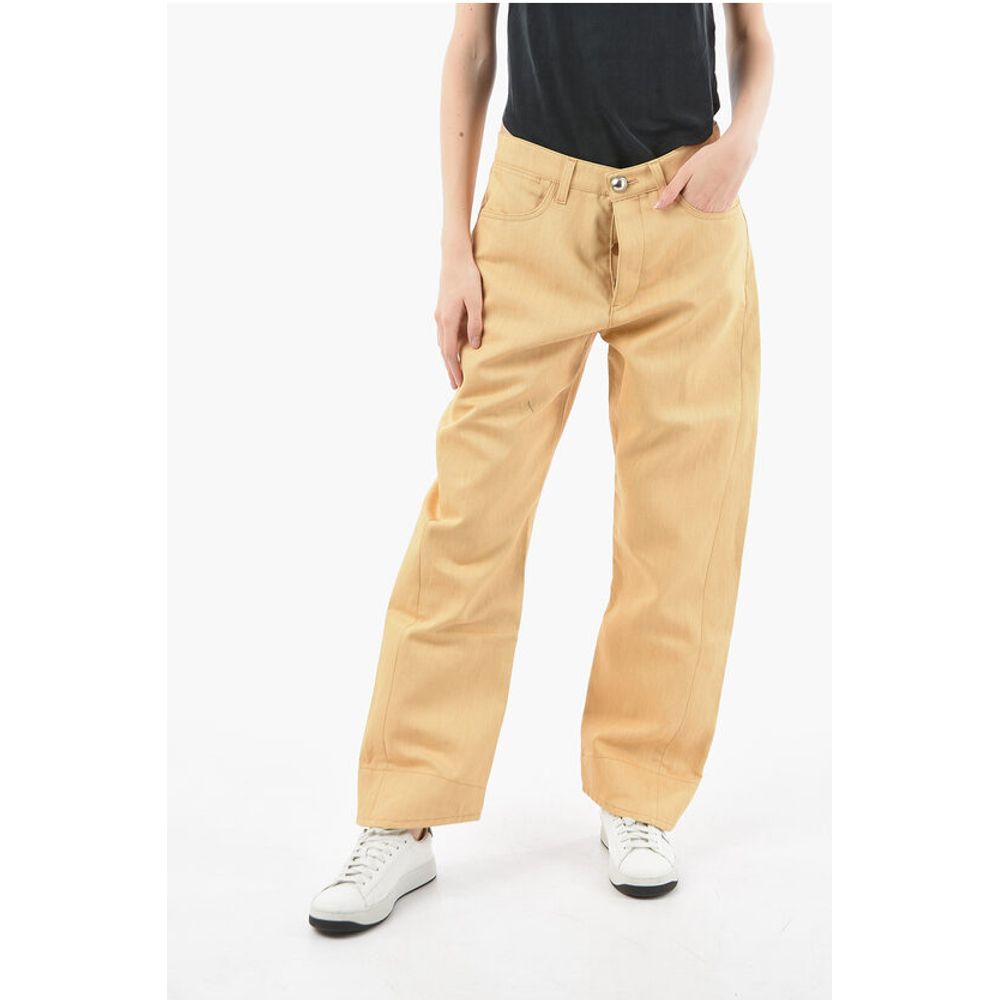 Jil Sander Regular-fit Denims with Coated Cotton Pigments 21cm