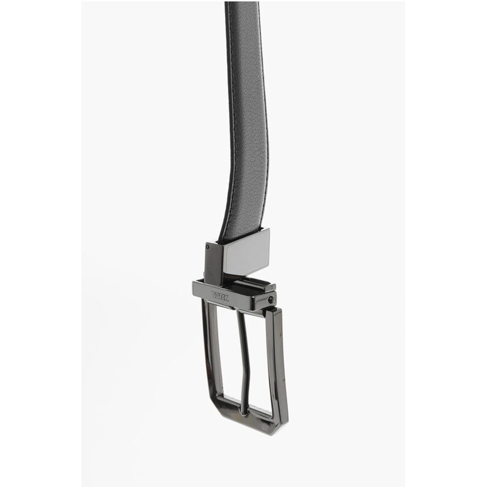 Ermenegildo Zegna Metal Buckle Leather Belt