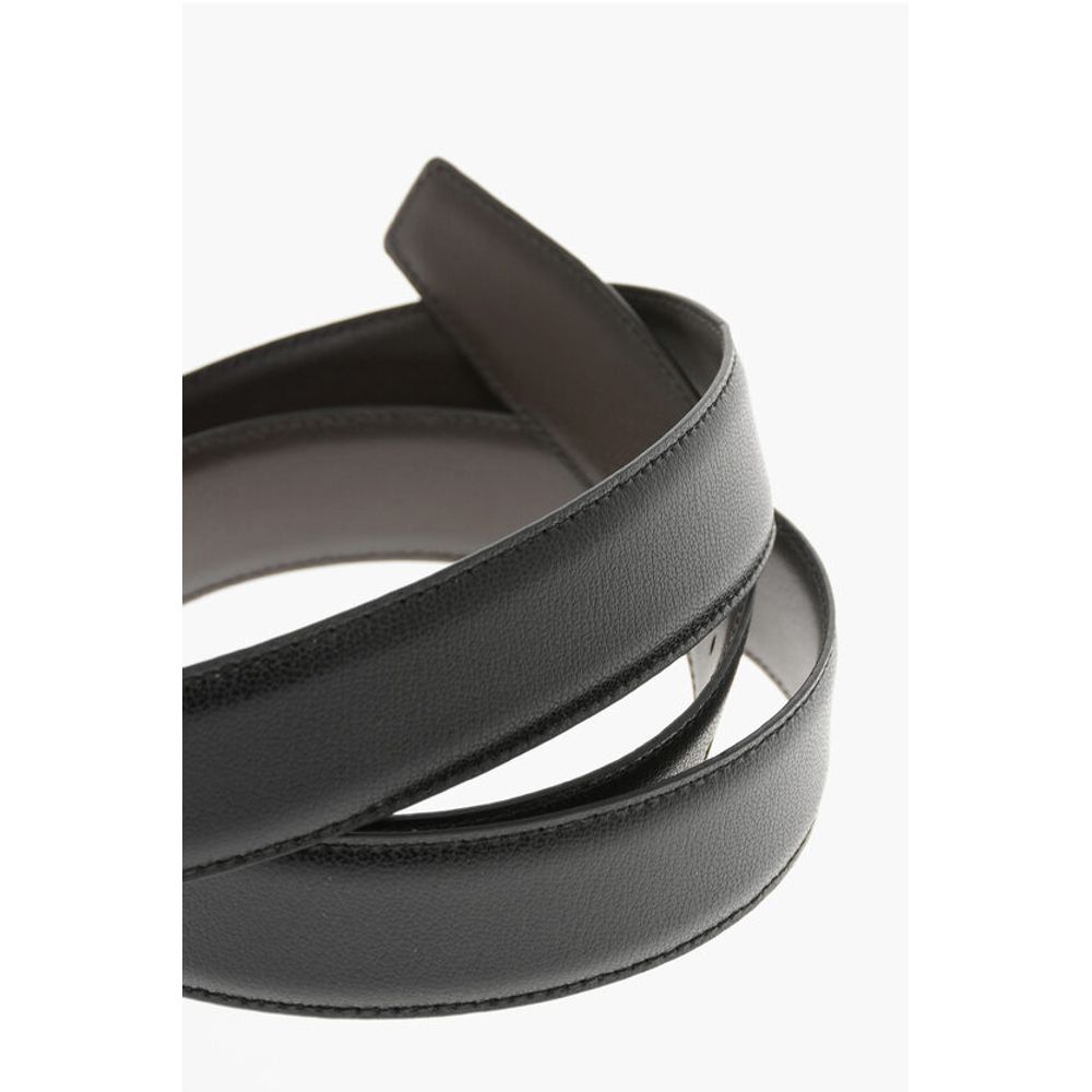 Ermenegildo Zegna Metal Buckle Leather Belt
