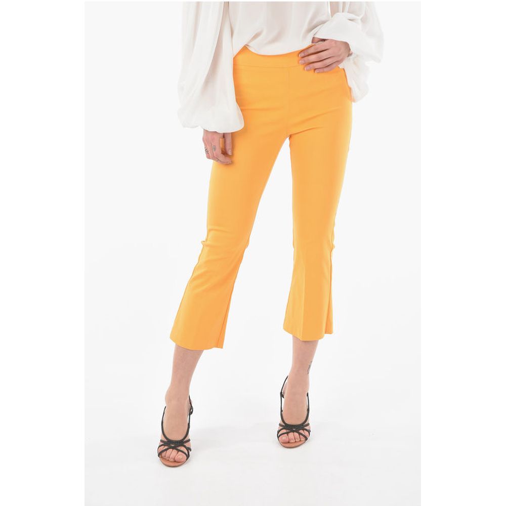 Avenue Montaigne Solid Color LEO Cropped Pants