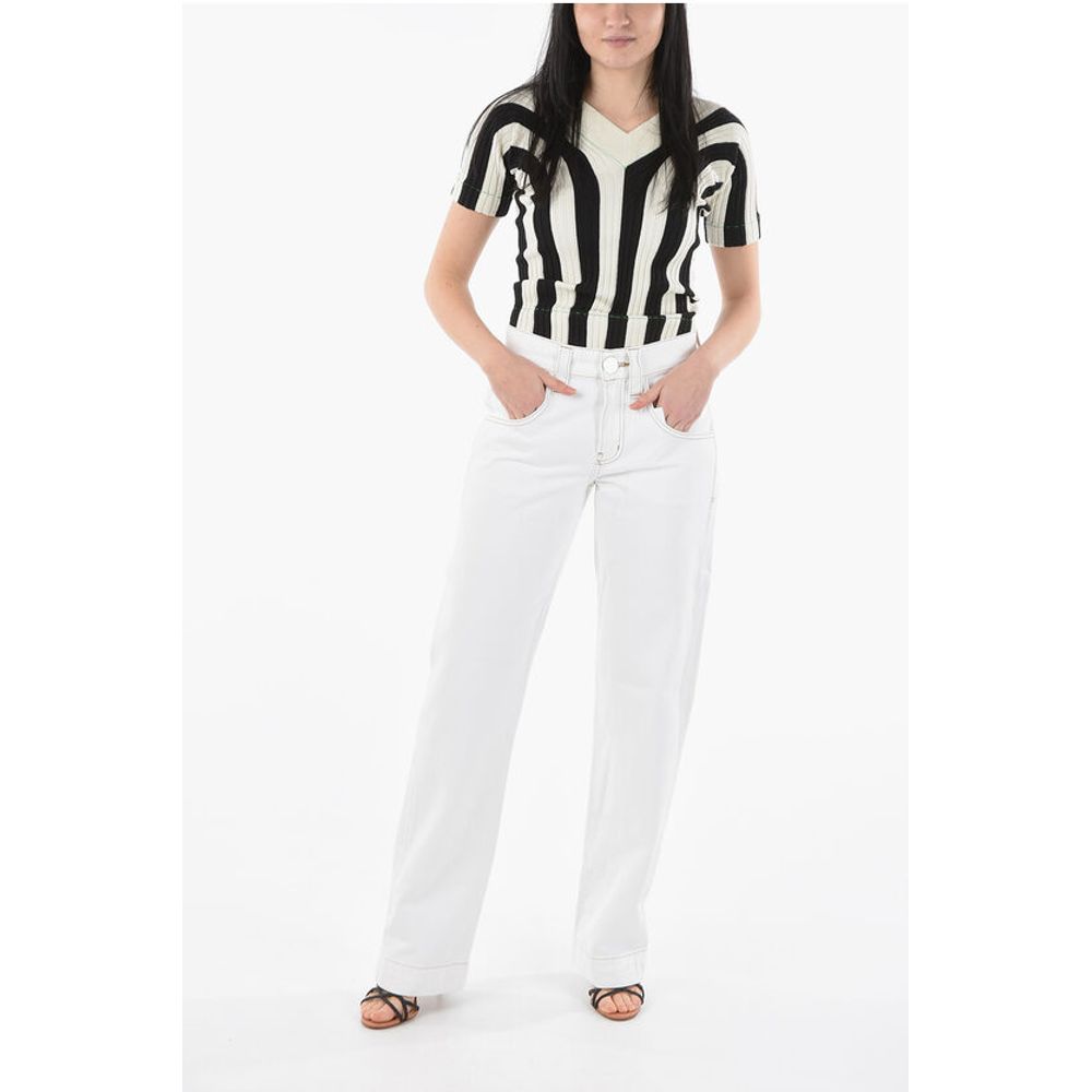 Frame Visible Stitching Oversized Jeans 23cm