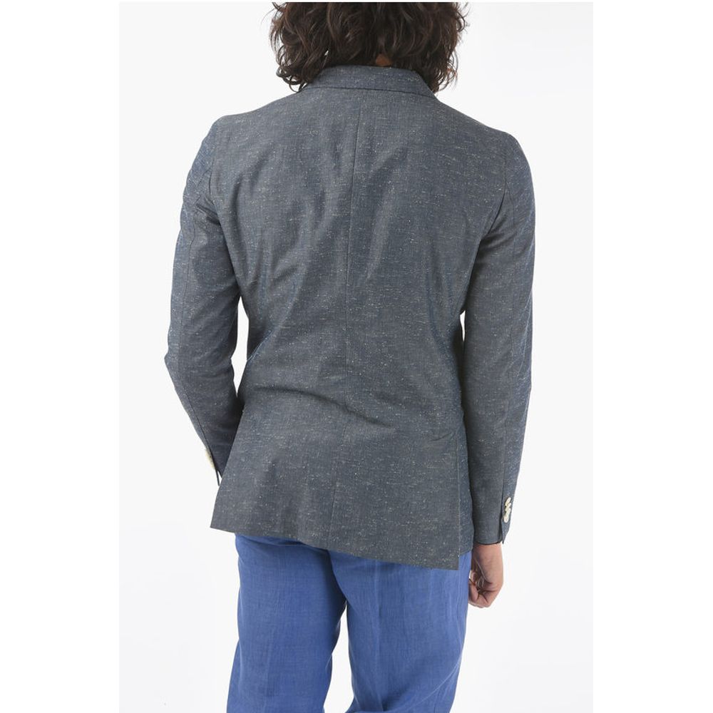 Corneliani CC COLLECTION peak lapel REWARD double-breasted blazer with