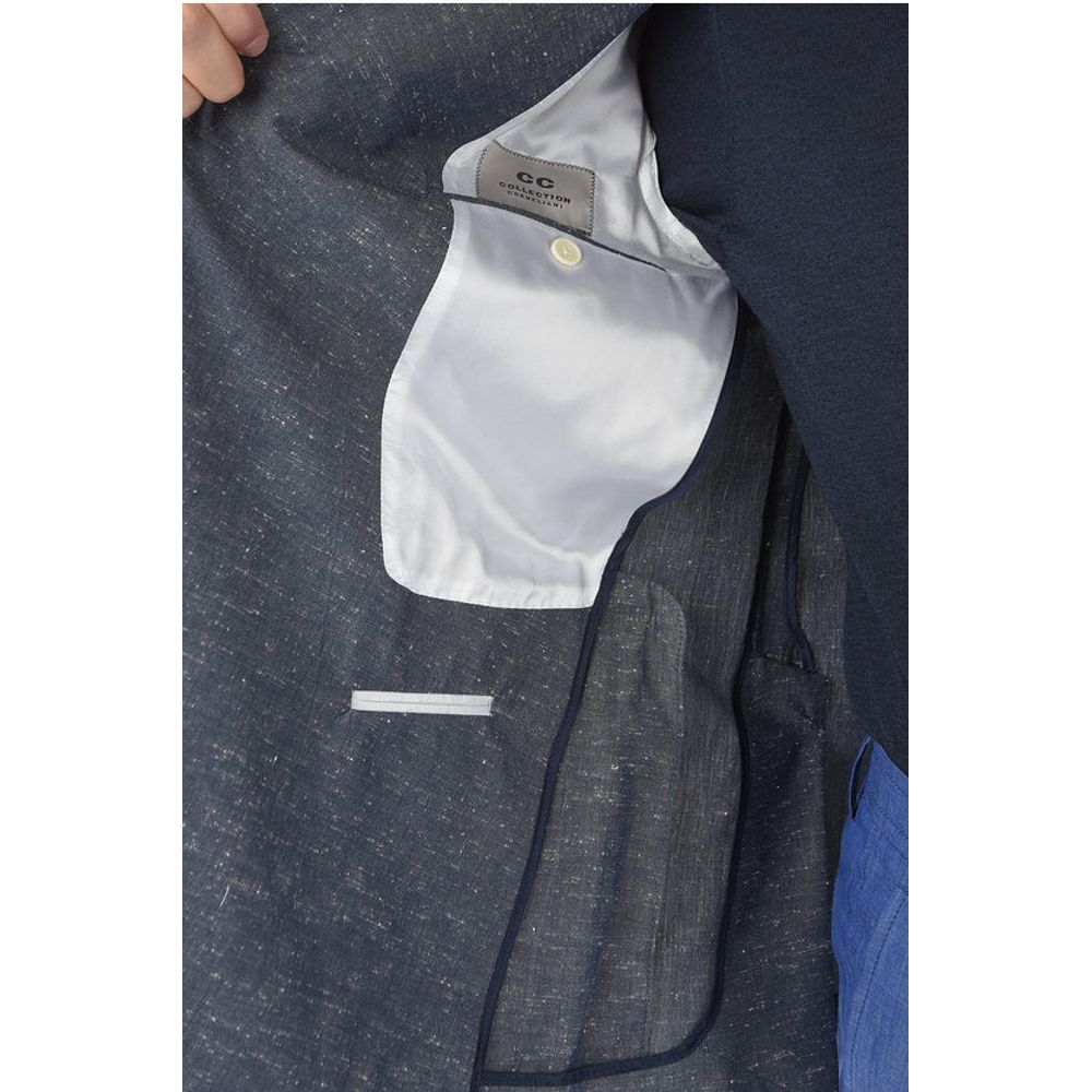 Corneliani CC COLLECTION peak lapel REWARD double-breasted blazer with
