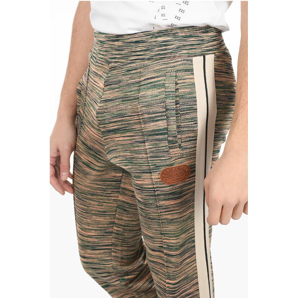 Palm Angels MISSONI Contrasting Band Knitted Pants