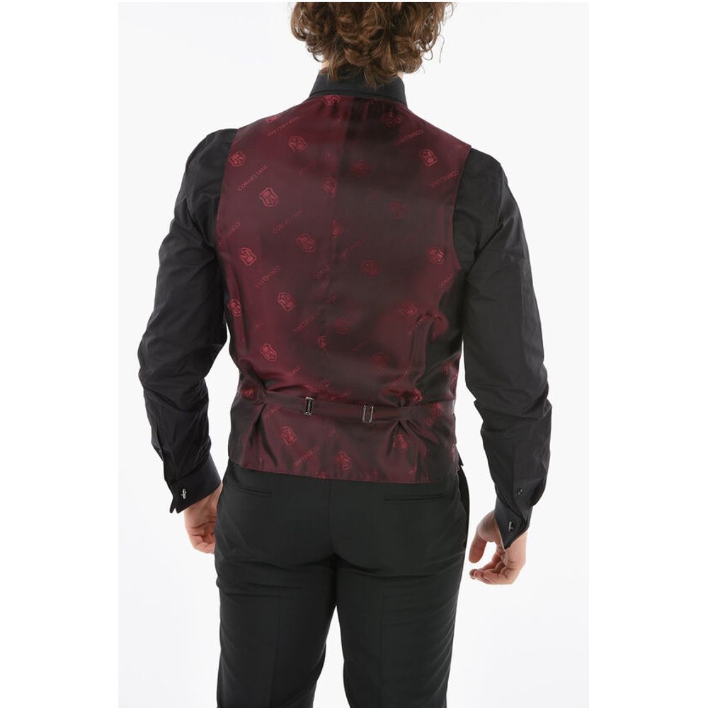 Corneliani Patterned Silk CERIM.ACADEMY Waistcoat