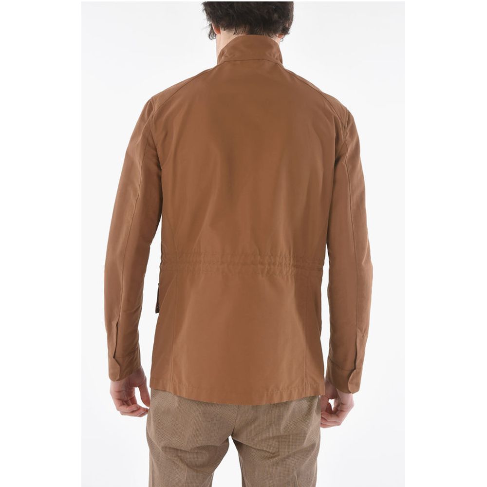 Corneliani Cotton Blend WALT Utility Jacket with Hidden Closure
