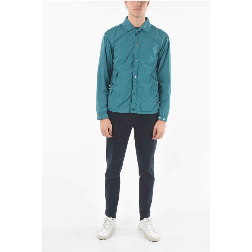 Corneliani CC COLLECTION O.WEAR Nylon Stretch HYDRAS Overshirt with Sna