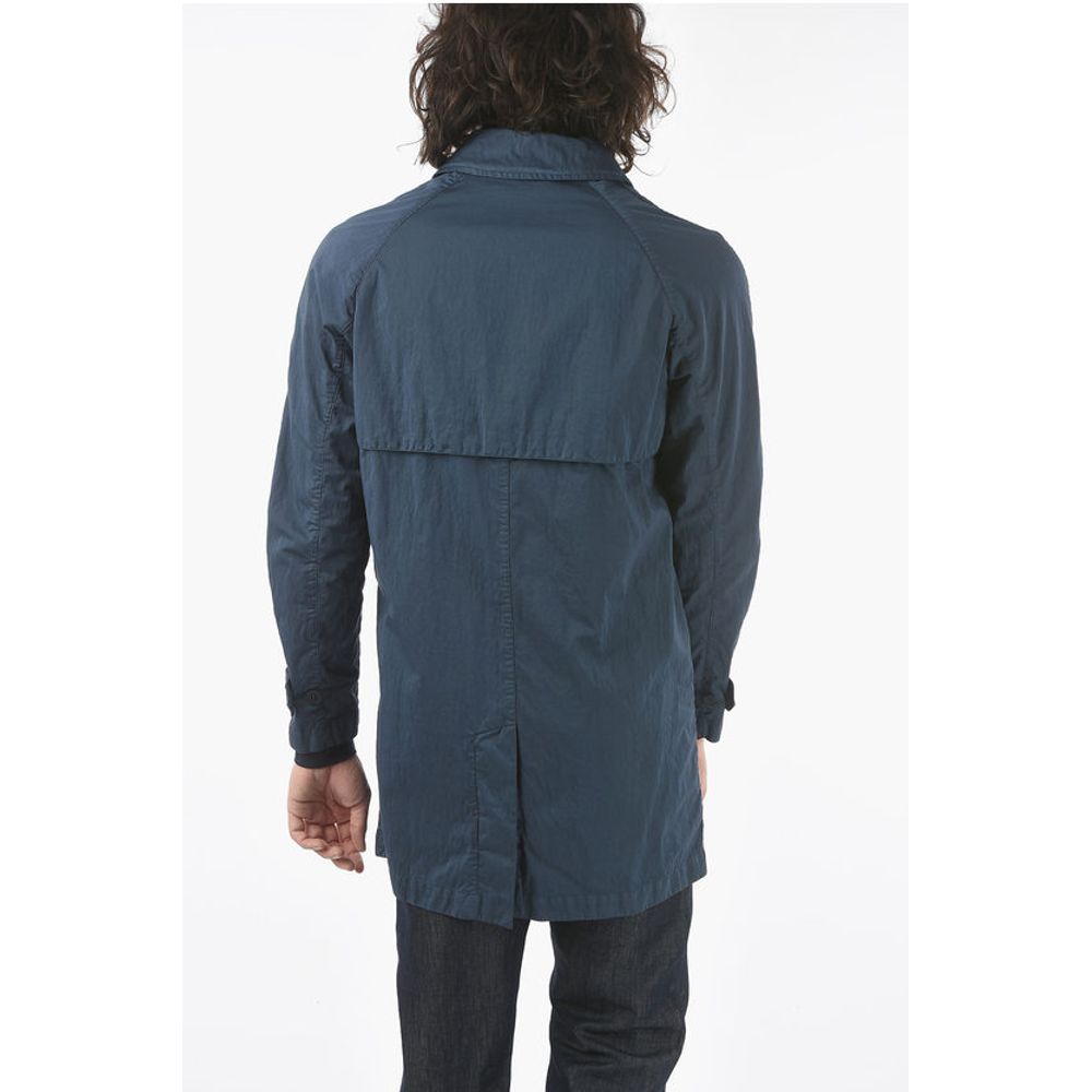 Corneliani CC COLLECTION O.WEAR hidden closure balmacaan coat