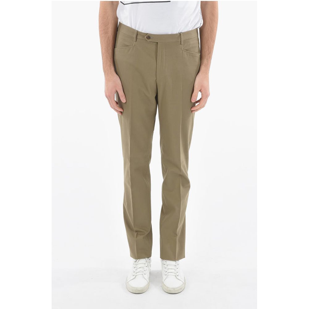 Corneliani Cotton Elegant Trousers with Patch Pockt
